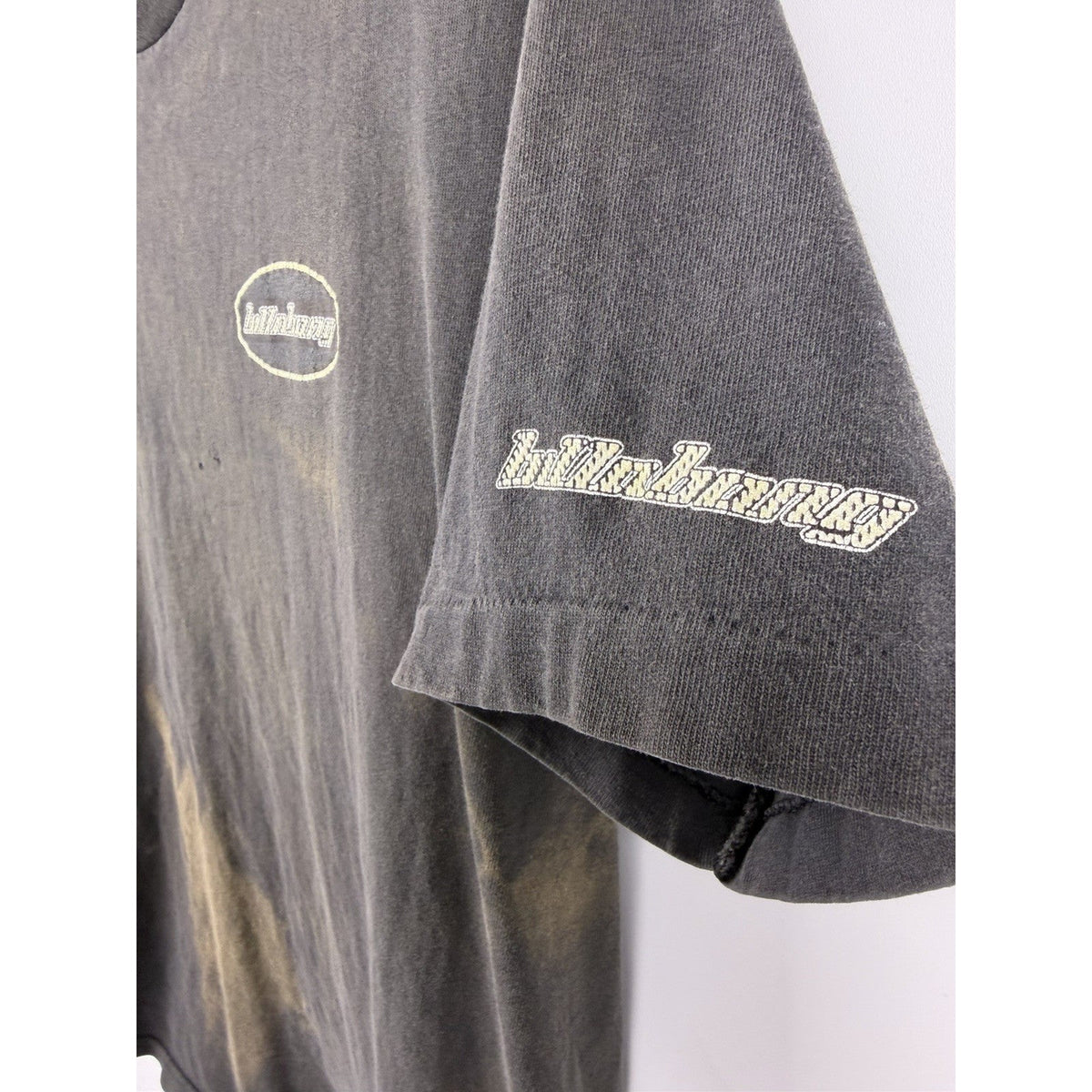 Billabong Surf Wear distressed shirt, single stitch, USA made, 90s, L