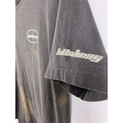 Billabong Surf Wear distressed shirt, single stitch, USA made, 90s, L