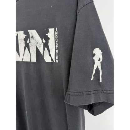 Vintage 2000s Skin Industries distressed tee, XL