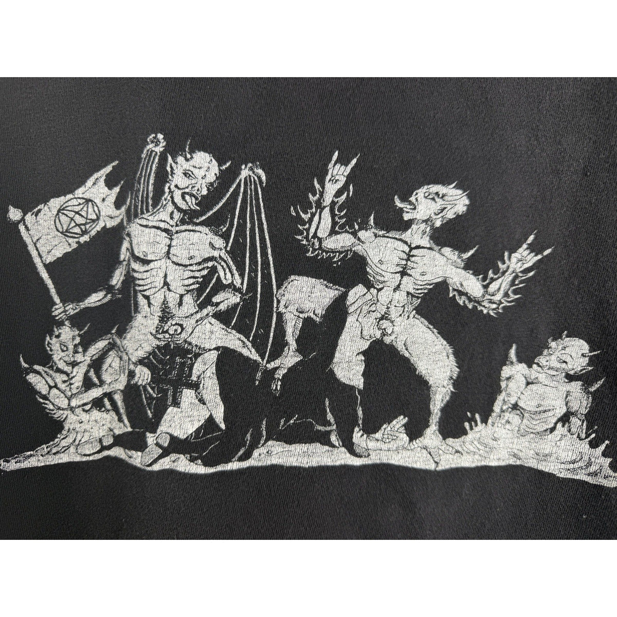 Vintage 1999 Necrophobic The Third Antichrist Swedish Black Death Metal XL 23x27