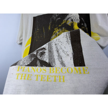 Pianos Become the Teeth post hardcore band tee, Topshelf Records, L