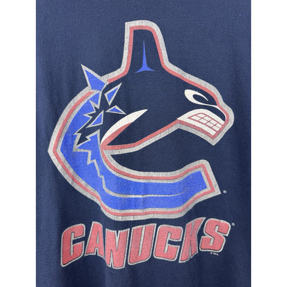 Vintage 2002 Vancouver Canucks big orca logo tee, NHL, Alstyle, XL