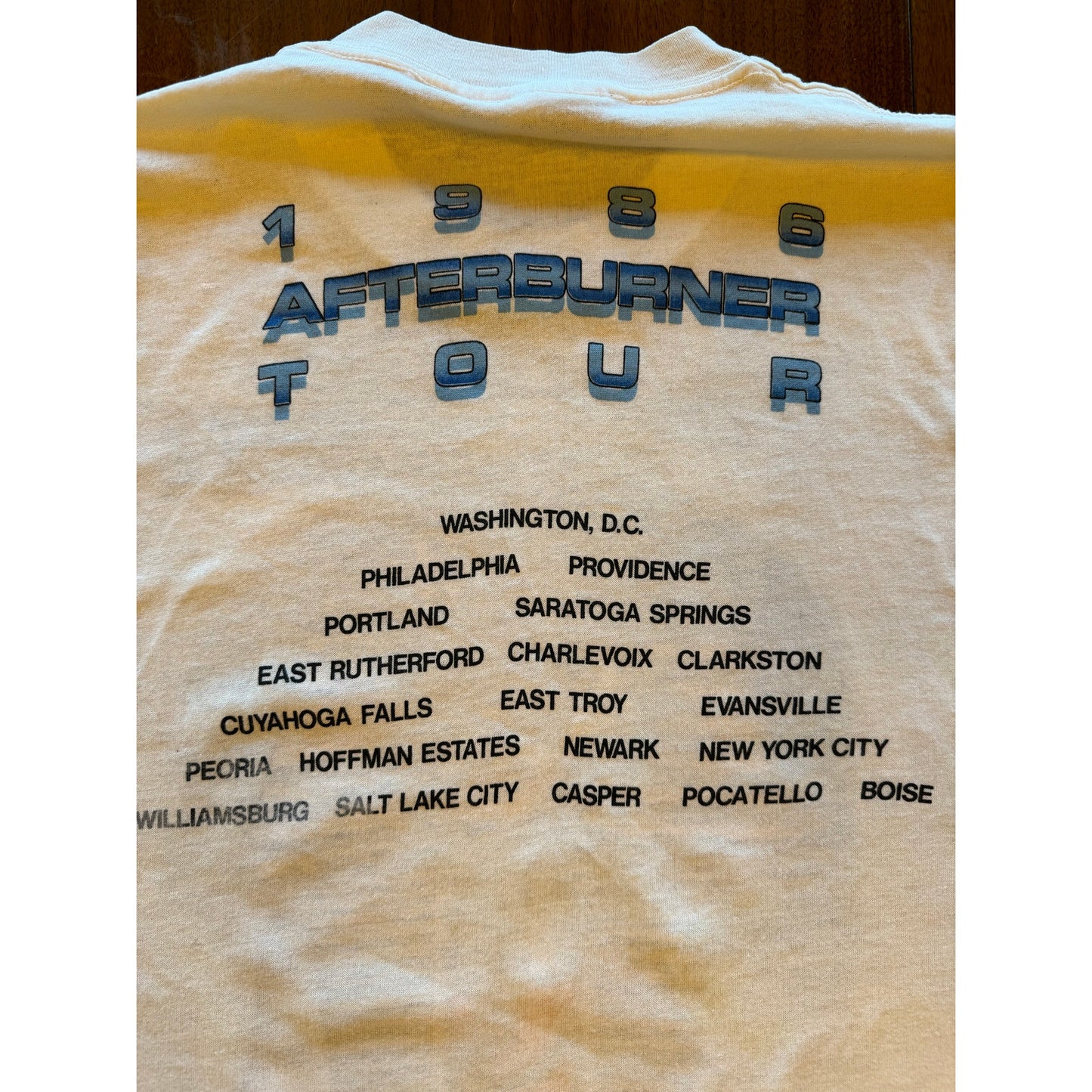 ZZ TOP Afterburner tour shirt M (1986)