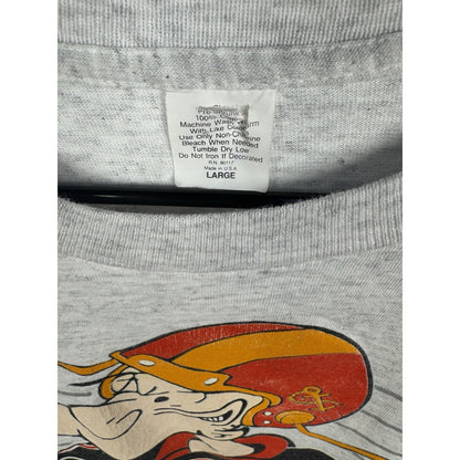 Vintage 1993 Popeye touchdown football tee, single stitch, USA, L