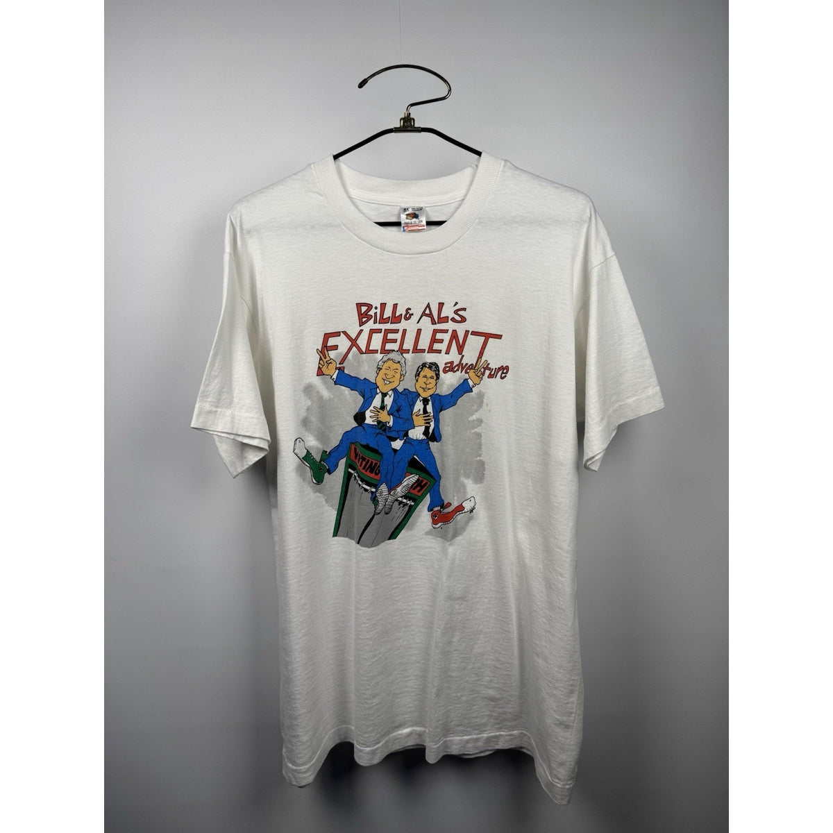 Vintage 90s Bill Clinton & Al's Excellent Adventure tee, XL