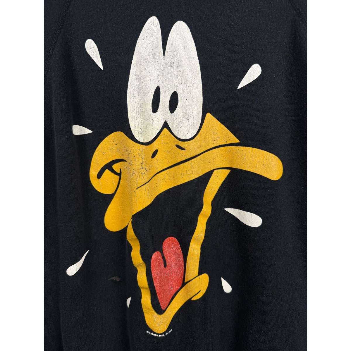 Vintage 1989 Daffy Duck big face crewneck sweatshirt, Hanes, XL