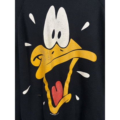 Vintage 1989 Daffy Duck big face crewneck sweatshirt, Hanes, XL