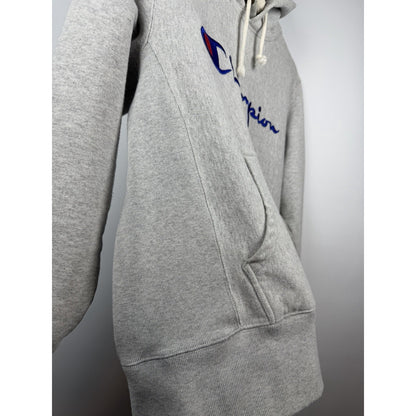 Vintage 1970’s Champion Reverse Weave Spellout Hoodie Sweatshirt Medium 21x25