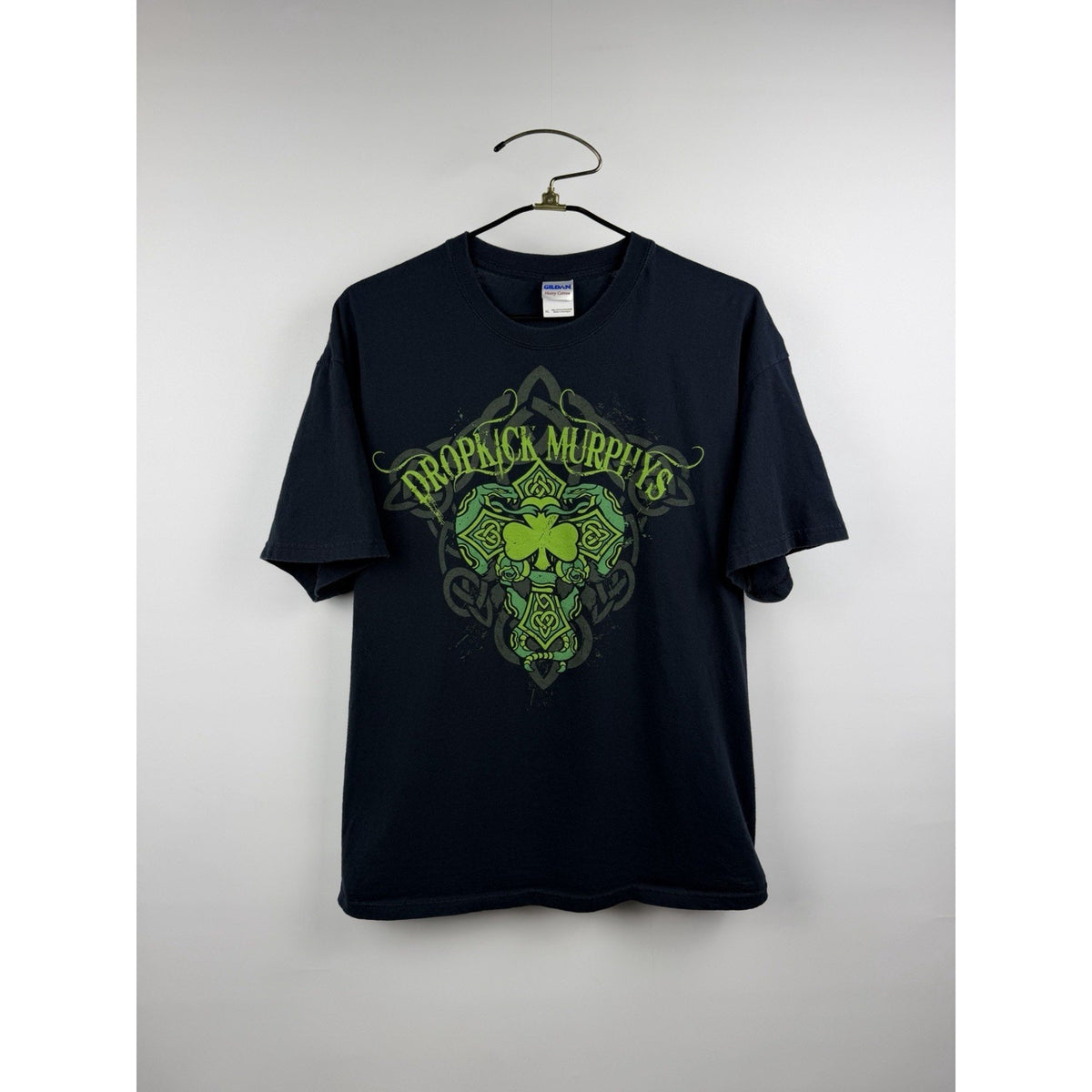 Vintage 2006 Dropkick Murphys Band Shirt Massachusetts Celtic Punk Rock XL 24x29