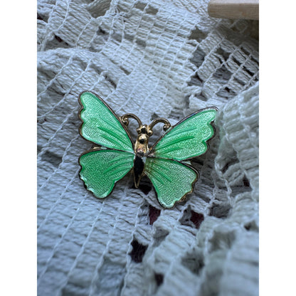 Iris's iridescent butterfly brooch (1970s)