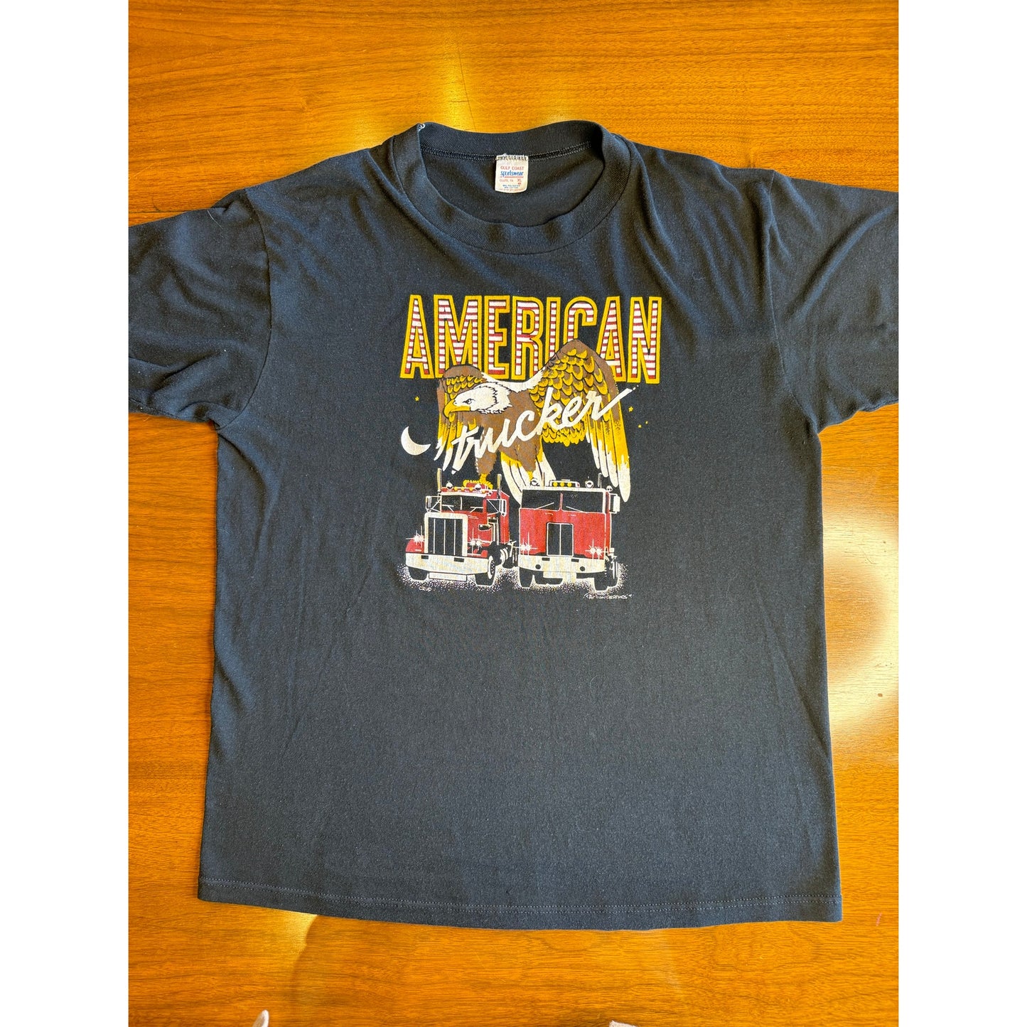 American Truckers freight liner shirt Large (1988)