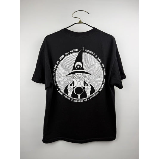 2018 Power Trip Manifest Decimation Wizard Shirt Southern Lord Records XL 23x30