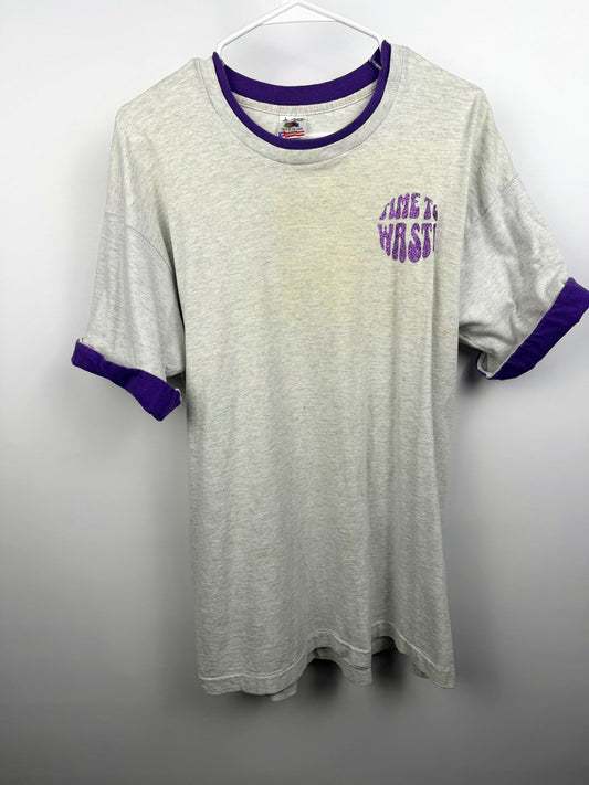 Grey glitter two-tone Time to Waste tee
