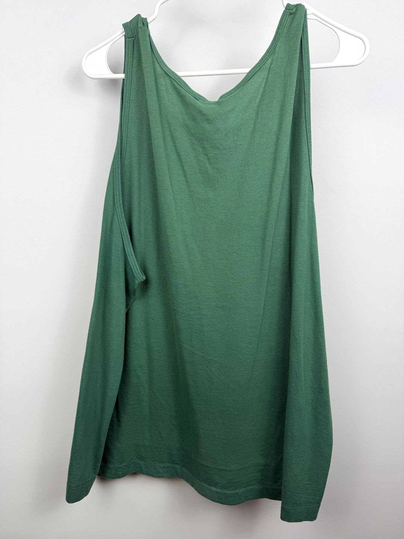 Green Time to Waste tank top — back