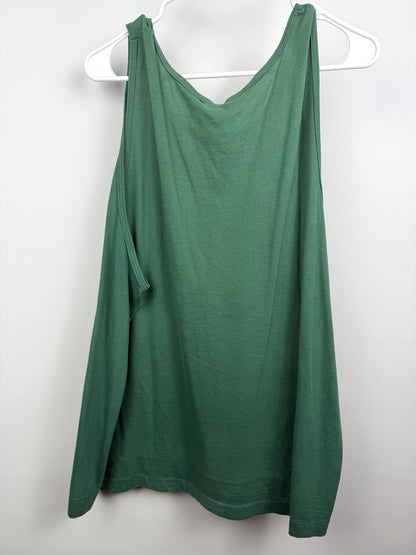 Green Time to Waste tank top — back