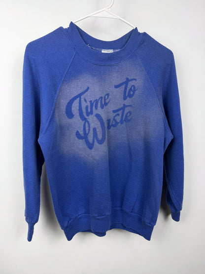 Blue Dickies bleached Time to Waste sweatshirt