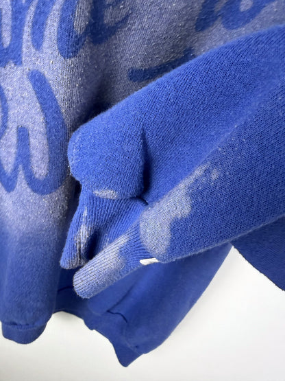 Blue Dickies bleached Time to Waste sweatshirt — back
