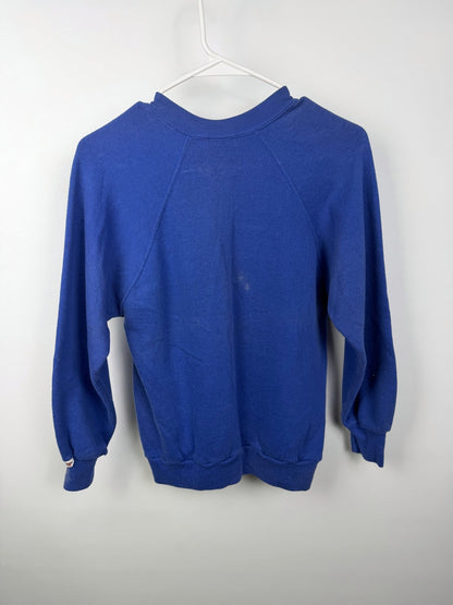Blue Dickies bleached Time to Waste sweatshirt — detail