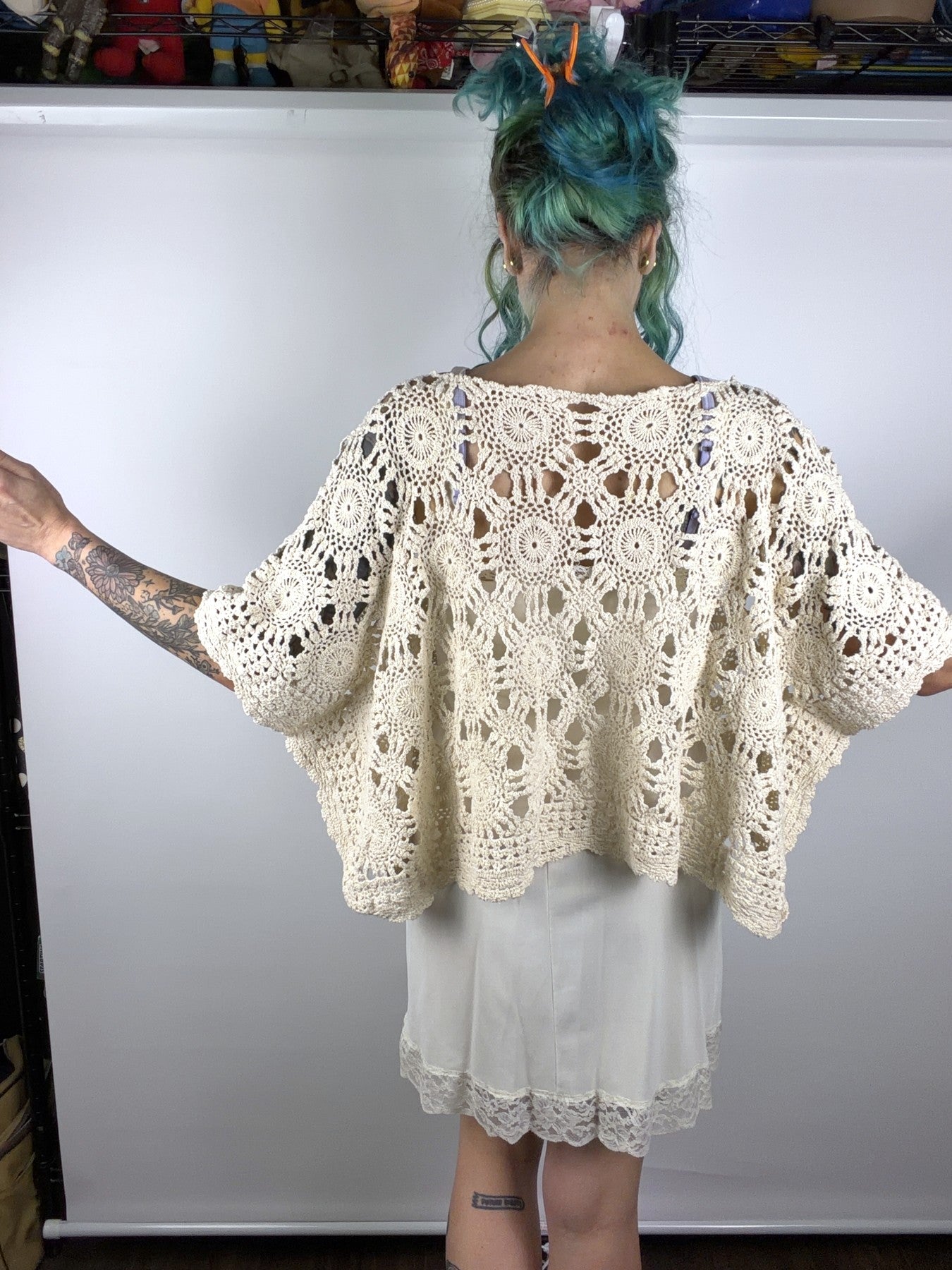Handmade doily-lace statement top by Time to Waste — view 3
