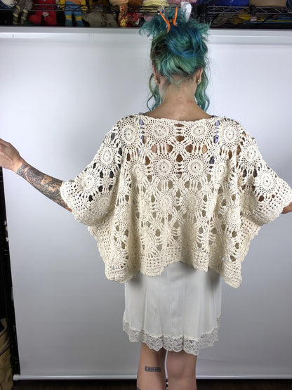 Handmade doily-lace statement top by Time to Waste — view 3