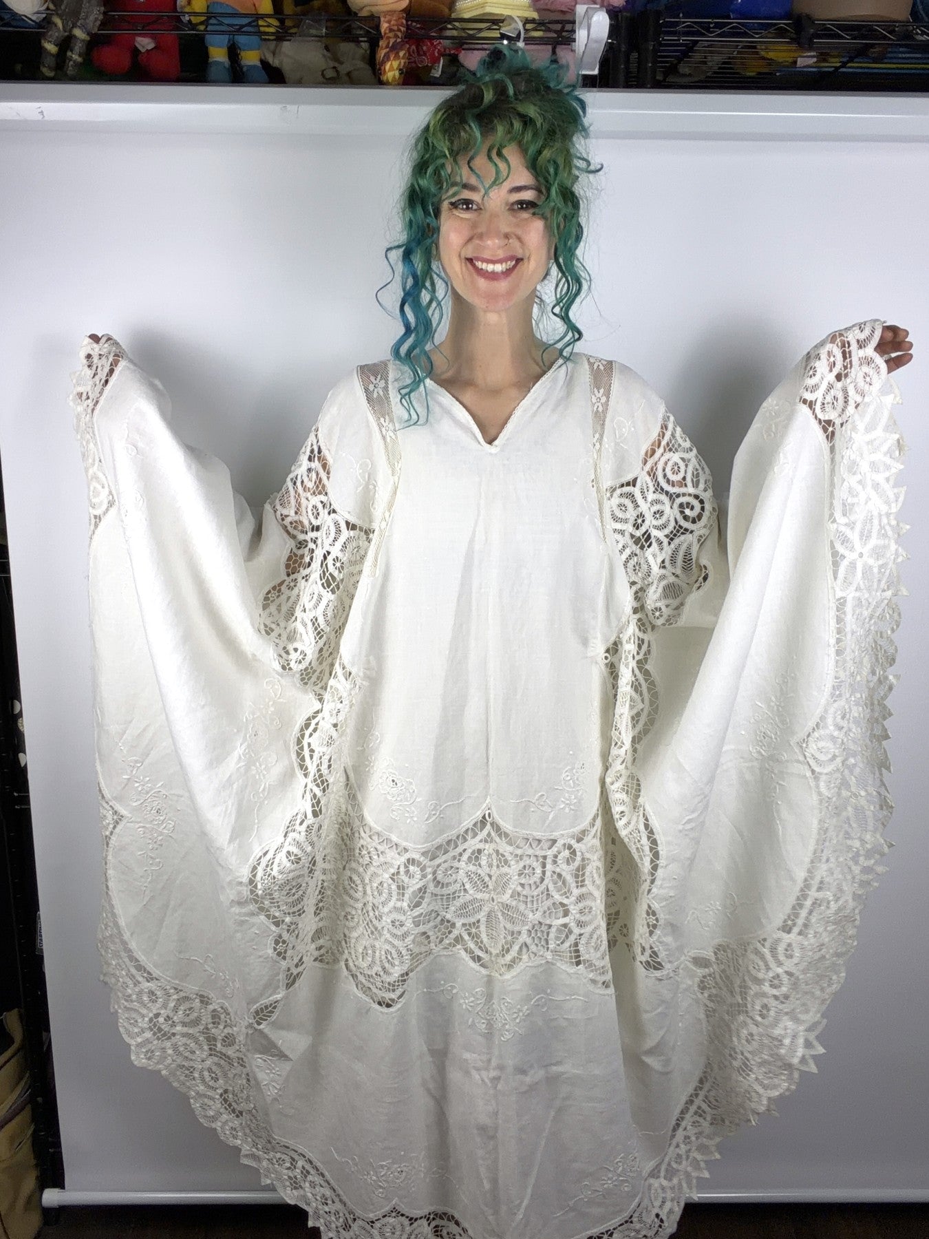 Handmade angel goddess maxi kaftan by Time to Waste
