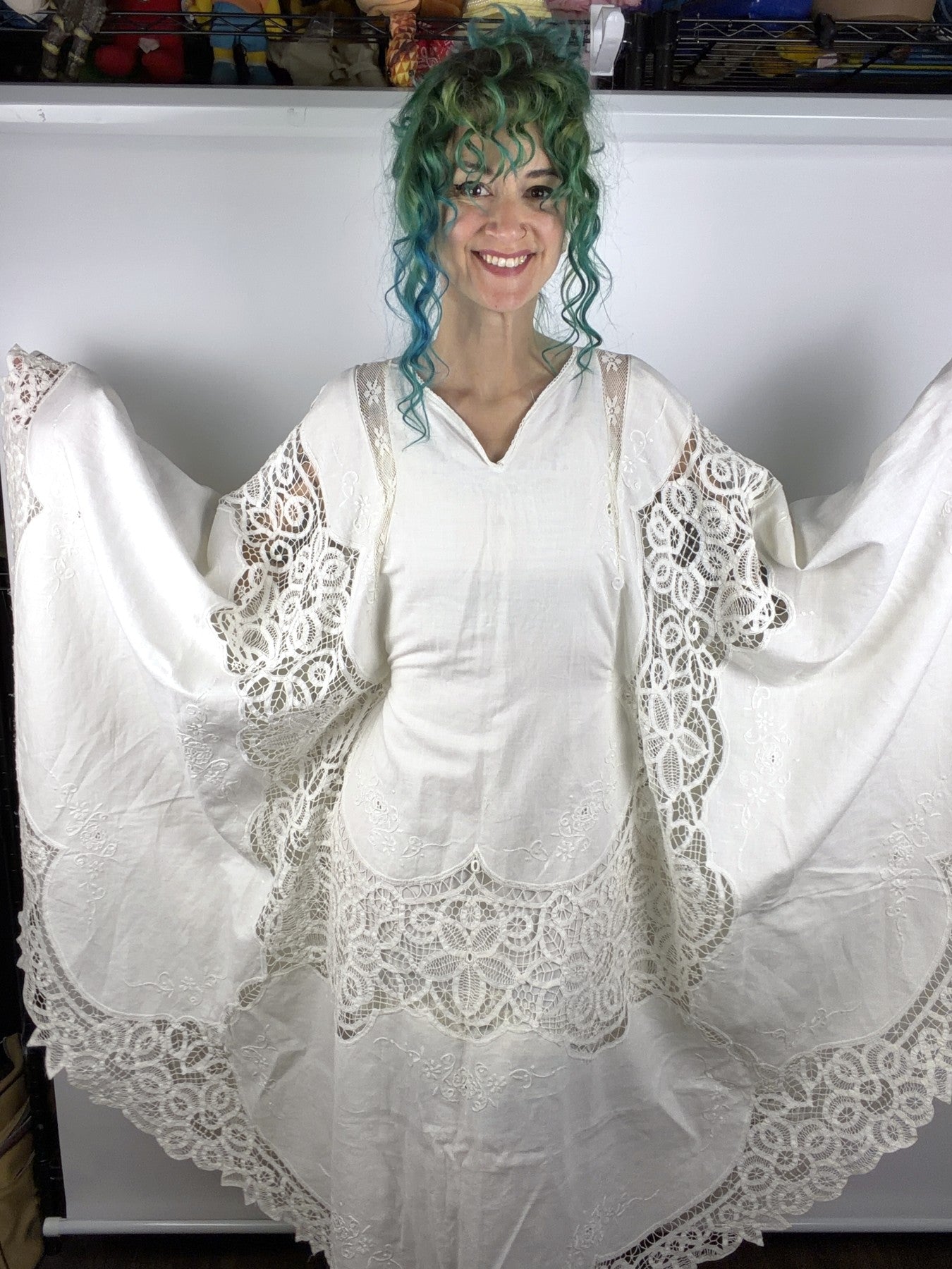 Handmade angel goddess maxi kaftan by Time to Waste — view 2