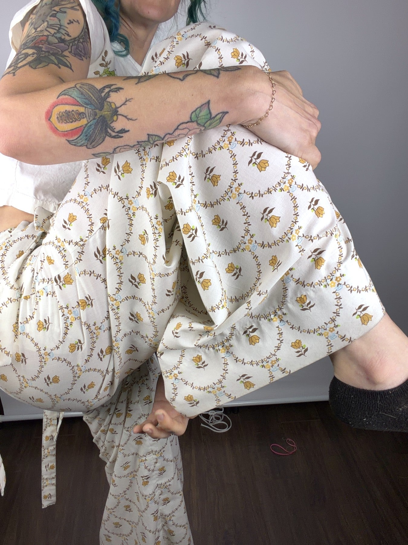 Handmade Tupperware-vibe pants and top set — view 4