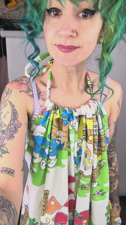 Smurfette Was My Favorite, backless jumpsuit: OSFM