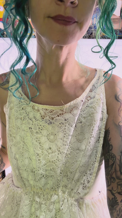 Lace Pinafore Dress (OSFM)