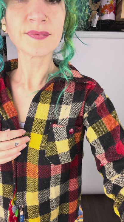 Patch Didn't Quite Work, button up: Youth Large / Adult small