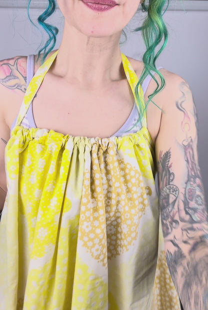 It Was All Yellow, low-back maxi dress: OSFM